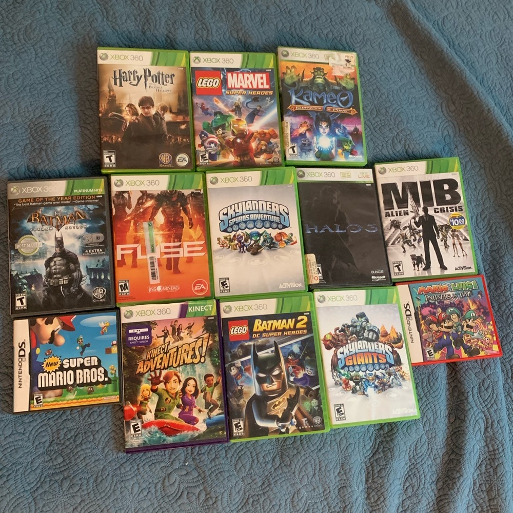 Xbox 360 games & Nintendo games all $5
